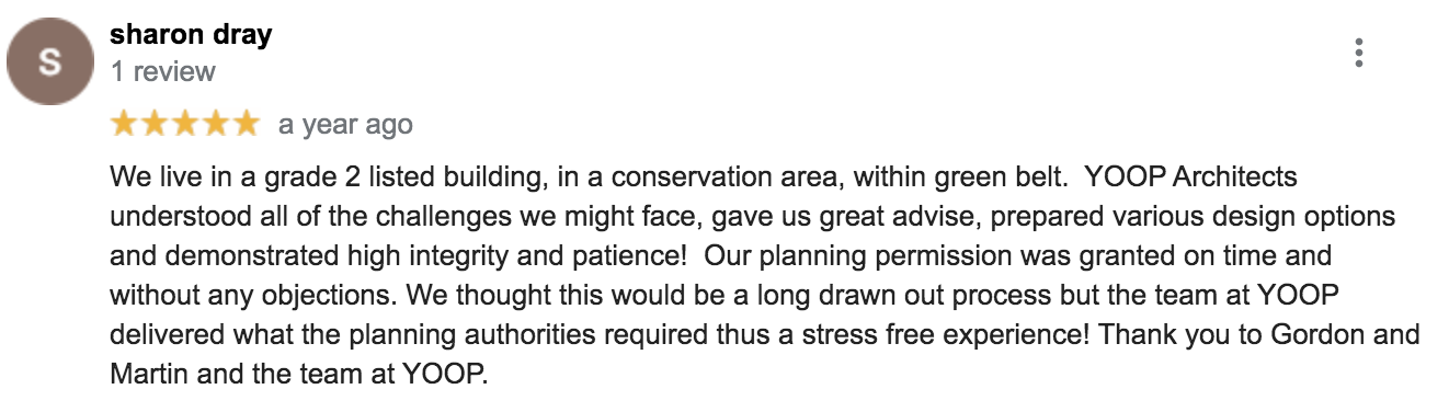 Google review